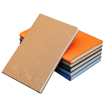 2 PCS Business Notebook PU Notepad Student Diary Book, Specification: A5(Orange)-garmade.com