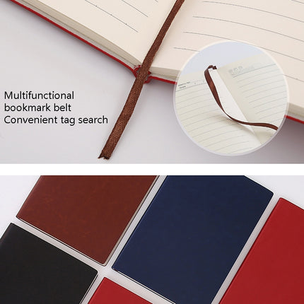 2 PCS Imitation Leather Business Notebook Retro Notebook, Cover color: Red, Specification: A5-garmade.com