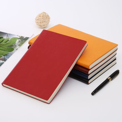 2 PCS Imitation Leather Business Notebook Retro Notebook, Cover color: Yellow, Specification: A5-garmade.com