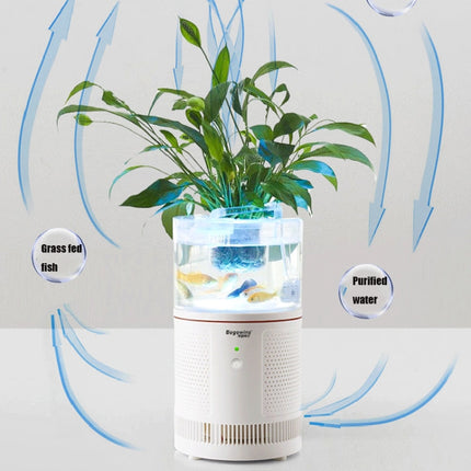 Bgowins BW005 Home Desktop HEPA Flter Rmove Formaldehyde And Smoke Ecological Air Purifier-garmade.com