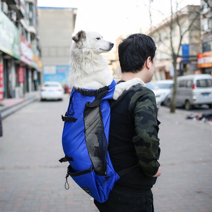 Ventilated And Breathable Washable Pet Portable Backpack, Size: M(Black)-garmade.com