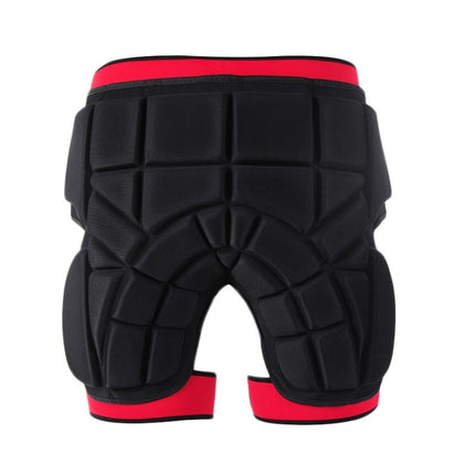 SULAITE Roller Skating Protective Equipment Fishing Pants Outdoor Sports Drop Diaper Pants Protective Gear, Size: M(Black)-garmade.com