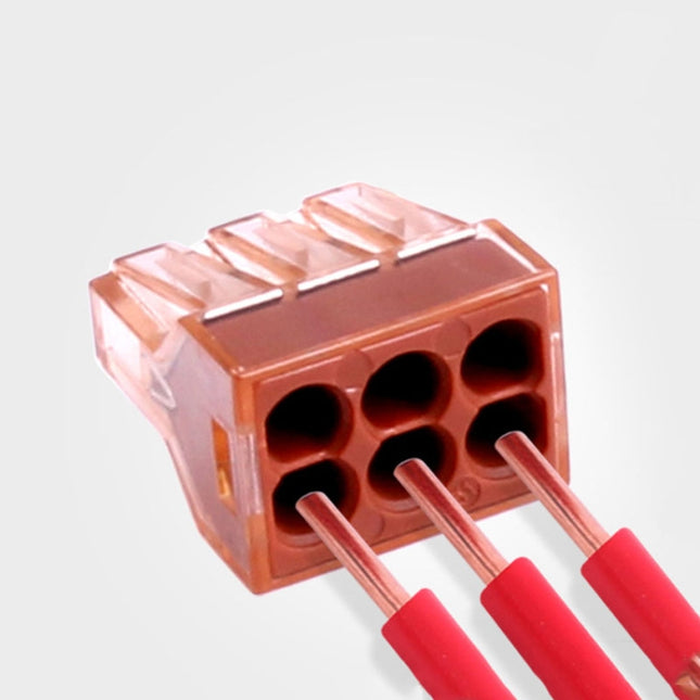 10 PCS VSELE VSE-606A Four-Hole Multi-Function Terminal Block Wire Quick Connector-garmade.com