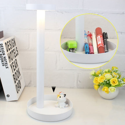 BC965 Student Eye Protection USB Waterproof LED Table Lamp Bedside Bar Table Lamp, Colour: White-garmade.com
