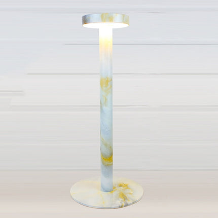 BC965 Student Eye Protection USB Waterproof LED Table Lamp Bedside Bar Table Lamp, Colour: Ink Marble Pattern-garmade.com