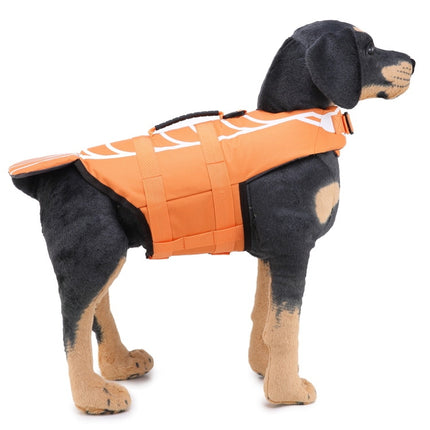 Dog Supplies Pet Swimwear Life Jackets, Size: S(JSY01 Orange)-garmade.com