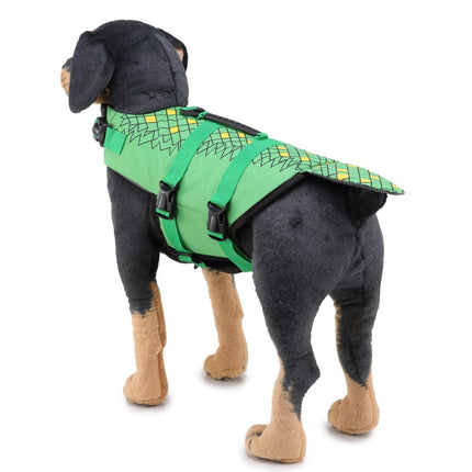 Dog Supplies Pet Swimwear Life Jackets, Size: S(JSY02 Green)-garmade.com