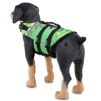 Dog Supplies Pet Swimwear Life Jackets, Size: S(JSY06 Green)-garmade.com