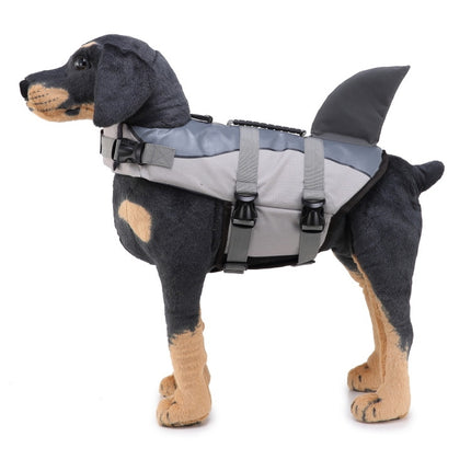 Dog Supplies Pet Swimwear Life Jackets, Size: S(JSY03 Gray)-garmade.com