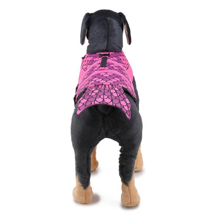 Dog Supplies Pet Swimwear Life Jackets, Size: S(JSY04 Rose Red)-garmade.com