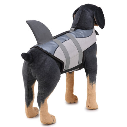 Dog Supplies Pet Swimwear Life Jackets, Size: M(JSY03 Gray)-garmade.com