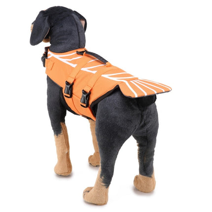 Dog Supplies Pet Swimwear Life Jackets, Size: L(JSY01 Orange)-garmade.com