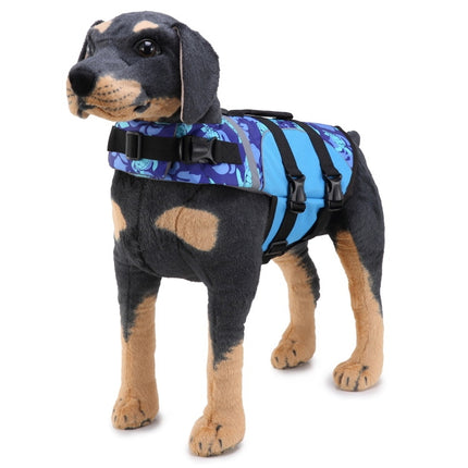 Dog Supplies Pet Swimwear Life Jackets, Size: L(JSY05 Blue)-garmade.com