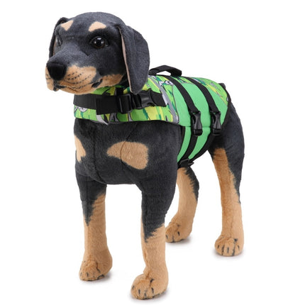 Dog Supplies Pet Swimwear Life Jackets, Size: L(JSY06 Green)-garmade.com