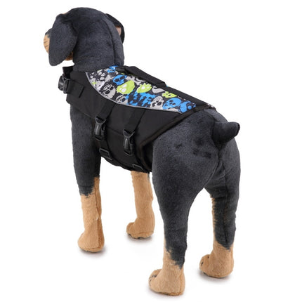 Dog Supplies Pet Swimwear Life Jackets, Size: L(JSY08 Black)-garmade.com