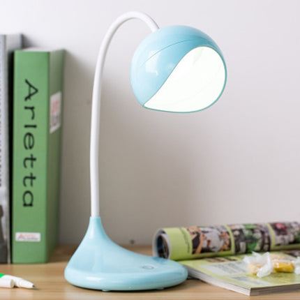 8012 USB Desk Lamp Student LED Study Lamp Bedroom Bedside Lamp(Blue)-garmade.com