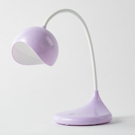 8012 USB Desk Lamp Student LED Study Lamp Bedroom Bedside Lamp(Purple)-garmade.com