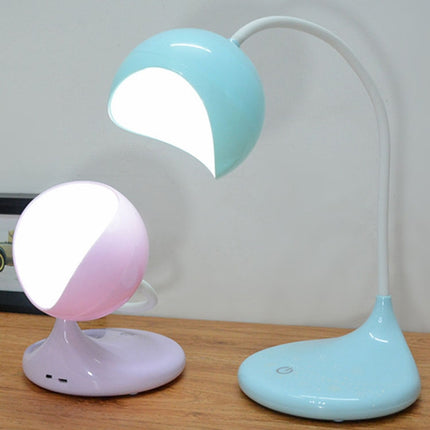 8012 USB Desk Lamp Student LED Study Lamp Bedroom Bedside Lamp(Pink)-garmade.com