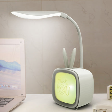 2 PCS Cute Pet USB Table Lamp Energy-Saving Eye Protection LED Bedroom Dormitory Night Light, Random Color Delivery( Fawn)-garmade.com