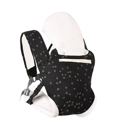 Kangaroo Baby Portable Multifunctional Baby Carrier Front Hold Baby Breathable Carrier(Night Sky Little Star)-garmade.com