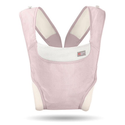 Kangaroo Baby Portable Multifunctional Baby Carrier Front Hold Baby Breathable Carrier(Lotus Color)-garmade.com