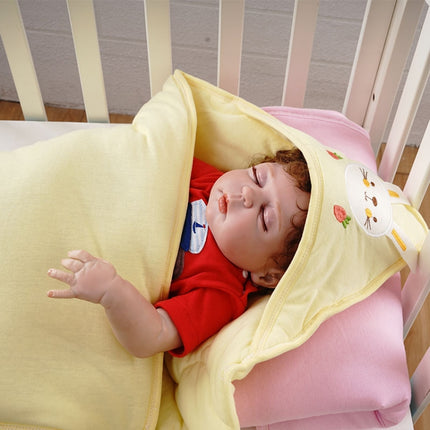 85x85 120g Baby Cotton Soft Swaddling Quilt Thickness Optional(Red)-garmade.com