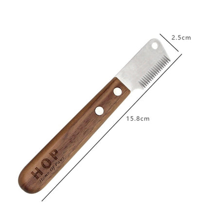 HOP Terrier Dog Plucking Knife Pet Grooming & Shaving Tool( CS21 Left Hand)-garmade.com