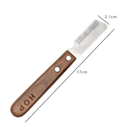 HOP Terrier Dog Plucking Knife Pet Grooming & Shaving Tool(CS276 Right Hand)-garmade.com