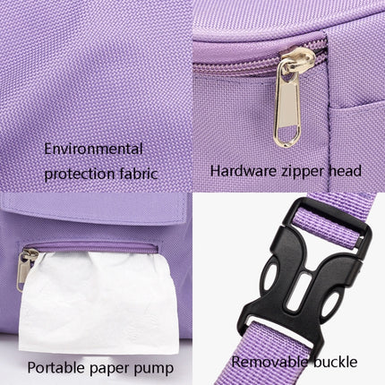 Multifunctional Stroller Hanging Bag Stroller Baby Bottle Water Bottle Bag Storage bag(Purple)-garmade.com