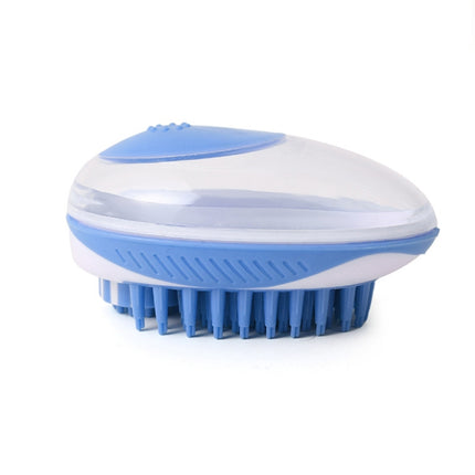 Pet Bath Brush Dog Massage Cleaning And Beauty Products(Blue)-garmade.com