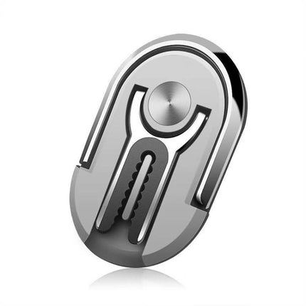 3 PCS Creative Car Phone Holder Car Multi-Function Air Outlet Navigation Ring Bracket(Silver)-garmade.com