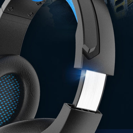 J10 Wired Gaming Headset Gaming Luminous Headset(Dark Blue)-garmade.com