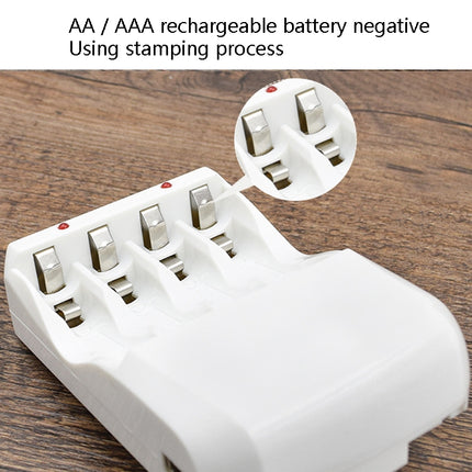 Smart USB Timing Battery Charger AA / AAA Battery Charger(UK Plug)-garmade.com