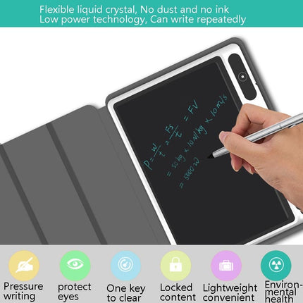 10.1 Inch LCD Handwriting Board Light Energy Electronic Drawing Board Hand-Painted Board Smart Small Blackboard Writing Board(Black With Leather Case))-garmade.com