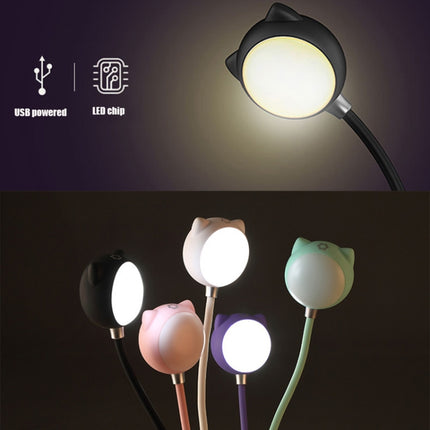 L3 USB Bluetooth Speaker Eye Protection Desk Light Bedroom Bedside Lamp(White)-garmade.com
