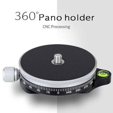 Xiletu TPC60 360 Degree Rotating Panoramic Head Tripod Holder SLR Camera Base Plate-garmade.com