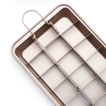 Brownie Pan Cake Mold Square Bread Baking Thick Solid Bottom Non-Stick Baking Pan-garmade.com