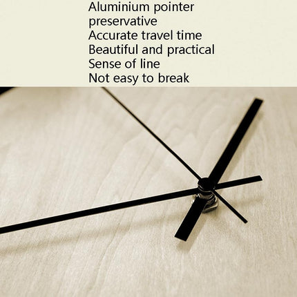 Personality Creative Wall Clock Retro Silent Minimalist Decorative Clock(Black and White)-garmade.com