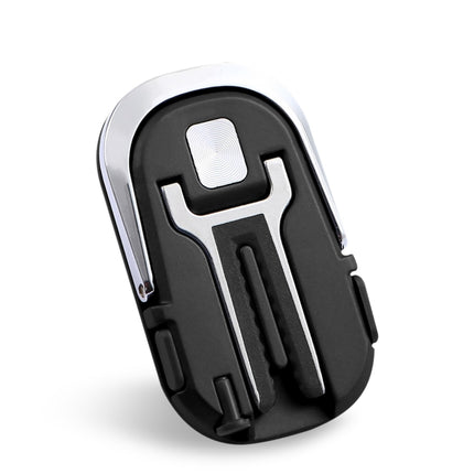 3 PCS Creative Car Phone Holder Car Multi-Function Air Outlet Navigation Ring Bracket(Black)-garmade.com