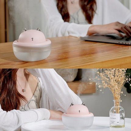 H3 White Home Desktop Mini USB Cute Pet Air Humidifier-garmade.com