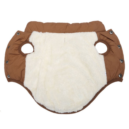 Winter Pet Coat Clothes for Dogs Winter Clothing Warm Dog Clothes, Size:XL(Coffee)-garmade.com