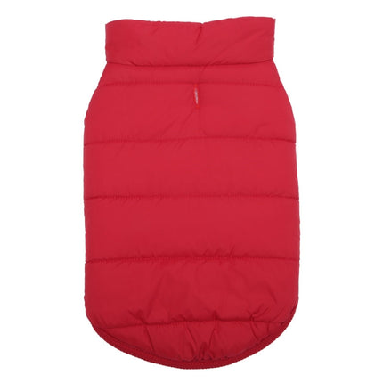 Winter Pet Coat Clothes for Dogs Winter Clothing Warm Dog Clothes, Size:XXXL(Red)-garmade.com