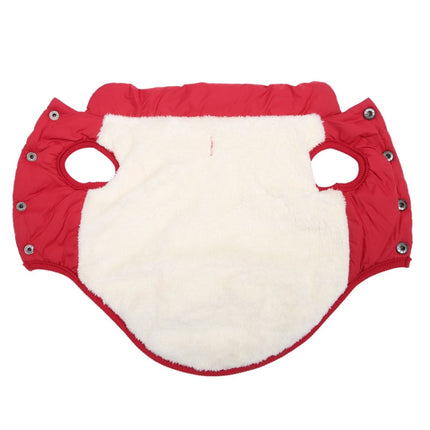 Winter Pet Coat Clothes for Dogs Winter Clothing Warm Dog Clothes, Size:XXXL(Red)-garmade.com