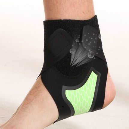 Neoprene Sports Ankle Support Ankle Compression Fixed Support Protective Strap, Specification: Left Foot (Green)-garmade.com