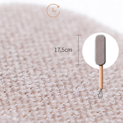 Electrostatic Dust Removal Brush Sticking Device Household Clothing Woolen Hair Removal Brush(Shell Grey)-garmade.com