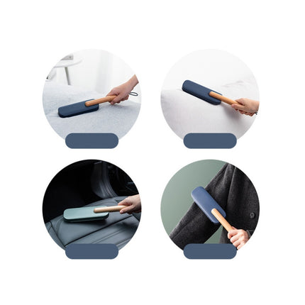 Electrostatic Dust Removal Brush Sticking Device Household Clothing Woolen Hair Removal Brush(Midnight Blue)-garmade.com