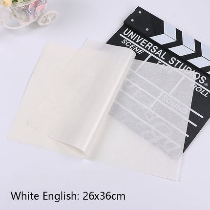 2 Packs Cake Greaseproof Paper Baking Packaging Plate Paper Hamburger Paper, Colour: White English-garmade.com