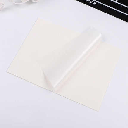 2 Packs Cake Greaseproof Paper Baking Packaging Plate Paper Hamburger Paper, Colour: Pure White-garmade.com