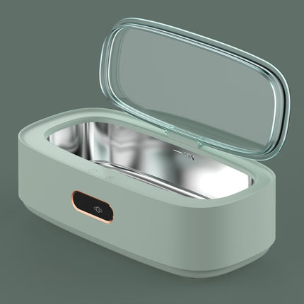 M03 Intelligent Automatic Household Small Jewelry Glasses And Watch Ultrasonic Cleaning Machine CN Plug(Mint Green)-garmade.com