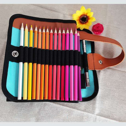 50-Color Hexagonal Oily Colored Pencil Art Drawing Colored Pencil Set-garmade.com